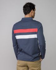 MULTICOLOR MEN'S LONG SLEEVE POLO SHIRT