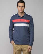 MULTICOLOR MEN'S LONG SLEEVE POLO SHIRT