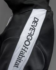 FEKETE FÉRFI CIPZÁRAS PULÓVER