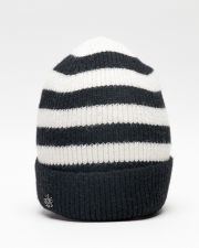BLACK WOMEN'S KNITTED BEANIE