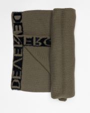 KHAKI WOMEN'S KNITTED SCARF