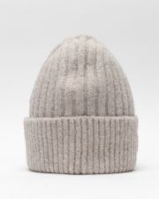 BEIGE MEN'S KNITTED CAP