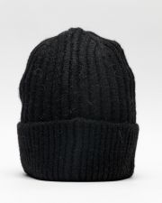 BLACK MEN'S KNITTED CAP