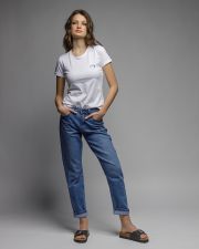 FEHÉR NŐI RÖVID UJJÚ PÓLÓ