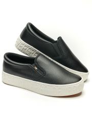 BLACK WOMEN'S BALLERINA  - HELIA PU