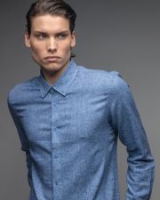 BLUE MEN'S SHIRT