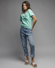 KÉK NŐI RÖVID UJJÚ PÓLÓ