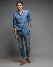 BLUE MEN'S SHIRT