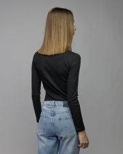 FEKETE NŐI HOSSZÚ UJJÚ PÓLÓ