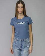 BLUE WOMEN'S SHORT SLEEVE T-SHIRT