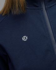 BLUE WOMEN'S ZIP SWEATER