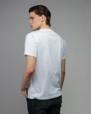 WHITE MEN'S SHORT SLEEVE T-SHIRT