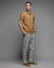 BROWN FÉRFI RÖVID UJJÚ GALLÉROS PÓLÓ