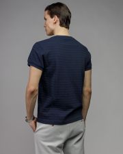 BLUE MEN'S SHORT SLEEVE T-SHIRT