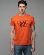 ORANGE MEN'S SHORT SLEEVE T-SHIRT