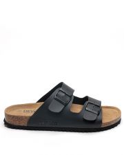 BLACK MEN'S SLIPPERS  - ALFRED