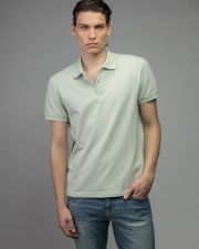 GREEN MEN'S SHORT SLEEVE POLO SHIRT