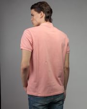PINK MEN'S SHORT SLEEVE POLO SHIRT
