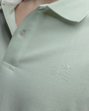 GREEN MEN'S SHORT SLEEVE POLO SHIRT