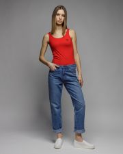 RED WOMEN'S TOP