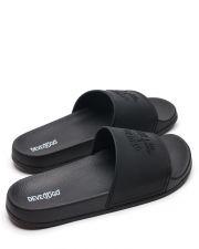 BLACK MEN'S SLIPPERS  - VICENTE
