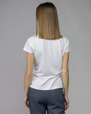 WHITE WOMEN'S SHORT SLEEVE T-SHIRT