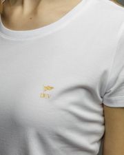 WHITE WOMEN'S SHORT SLEEVE T-SHIRT