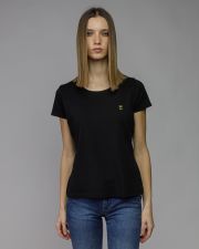 BLACK WOMEN'S SHORT SLEEVE T-SHIRT