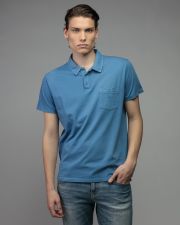 BLUE MEN'S SHORT SLEEVE T-SHIRT