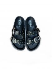 BLACK WOMEN'S SLIDES - ROXAN