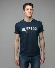 BLUE MEN'S SHORT SLEEVE T-SHIRT