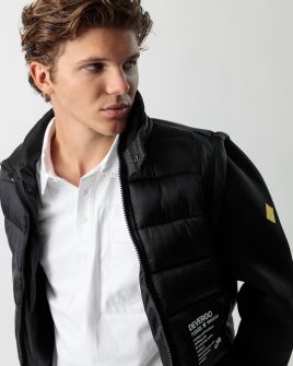 BLACK MEN'S TRANSITIONAL JACKET 1D23FW7000KA1600