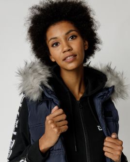 KÉK NŐI RÖVID MELLÉNY 2D23FW7522SL1600