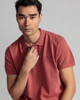 BORDÓ FÉRFI GALLÉROS PÓLÓ 1D24SS4062SS2424