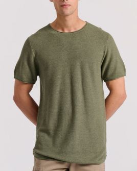 KHAKI FUNKY BUDDHA  MEN'S TSHIRT FBM009-003-09 24SS