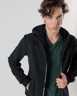 FEKETE FÉRFI ÁTMENETI KABÁT 1D24FW7011KA1201