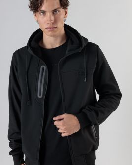 FEKETE FÉRFI ÁTMENETI KABÁT 1D24FW7014KA1201