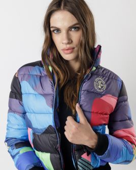 TÖBBSZÍNŰ NŐI RÖVID KABÁT 2D24FW3535KA1600