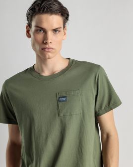 KHAKI MEN'S T-SHIRT 1D25SS4029SS0106