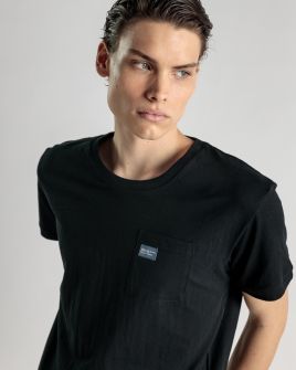 FEKETE FÉRFI RÖVID UJJÚ PÓLÓ 1D25SS4029SS0106