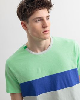 KÉK FÉRFI RÖVID UJJÚ PÓLÓ 1D25SS4023SS3805