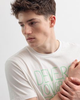 FEHÉR FÉRFI RÖVID UJJÚ PÓLÓ 1D25SS4027SS3805