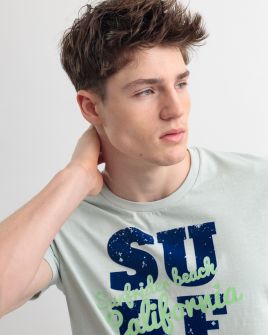 KÉK FÉRFI RÖVID UJJÚ PÓLÓ 1D25SS4026SS3805