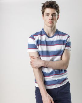 KÉK FÉRFI RÖVID UJJÚ PÓLÓ 1D25SS4080SS0105