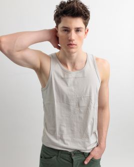 GREY MEN'S SINGLET 1D25SS4016SL0105