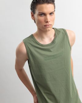 KHAKI FÉRFI PAMUT TRIKÓ 1D25SS4012SL0106