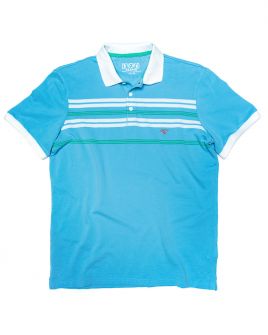 KÉK FÉRFI RÖVID UJJÚ PÓLÓ 1D25SS4018SS2405