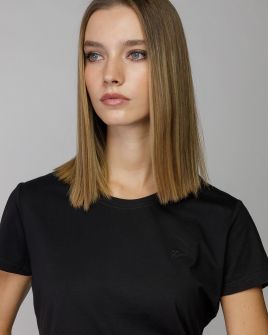 FEKETE NŐI RÖVID UJJÚ PÓLÓ 2D25FW4524SS0105