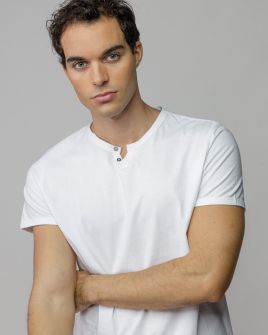 FEHÉR FÉRFI RÖVID UJJÚ PÓLÓ 1D25FW4038SS0104