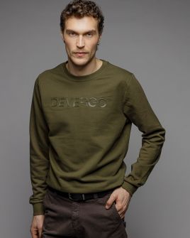 KHAKI MEN'S SWEATER 1D25FW4094LS0701